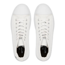 Load image into Gallery viewer, Mairo Wear Women's High Top Sneakers — Classic White Canvas Hi-Top Shoes for Everyday Casual Wear