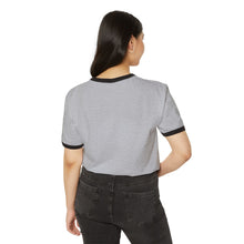 Load image into Gallery viewer, Unisex Ringer T-Shirt — Minimal 'Always Home' Retro Chest Logo