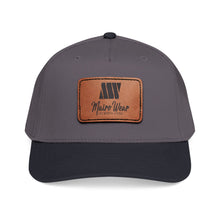 Load image into Gallery viewer, Mairo Wear Leather Patch Baseball Cap — Mid Profile Rustic Logo Hat