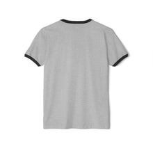 Load image into Gallery viewer, Unisex Ringer T-Shirt — Minimal 'Always Home' Retro Chest Logo