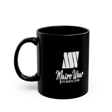 Load image into Gallery viewer, Mairo Wear Black Coffee Mug — Minimal Matte Black 11oz/15oz Ceramic