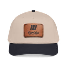 Load image into Gallery viewer, Mairo Wear Leather Patch Baseball Cap — Mid Profile Rustic Logo Hat