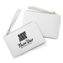 Load image into Gallery viewer, Mairo Wear Logo Clutch Bag — Branded Wristlet Pouch (Life Worth Living)