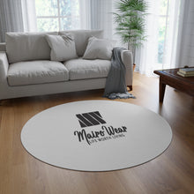 Load image into Gallery viewer, Mairo Wear Round Rug — Maipo Wear Logo Accent Mat (Life Worth Living)