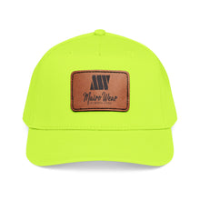 Load image into Gallery viewer, Mairo Wear Leather Patch Baseball Cap — Mid Profile Rustic Logo Hat