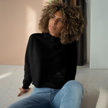 Load image into Gallery viewer, Mairo Wear Minimal Logo Crop Hoodie — White Women's Casual Streetwear