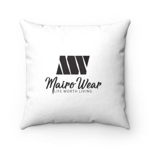 Mairo Wear Faux Suede Square Pillow