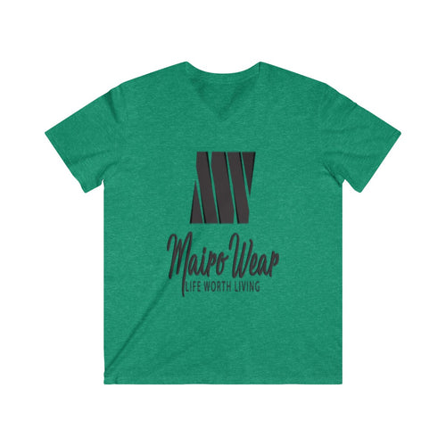 Mairo Wear Men's Fitted V-Neck Short Sleeve Tee